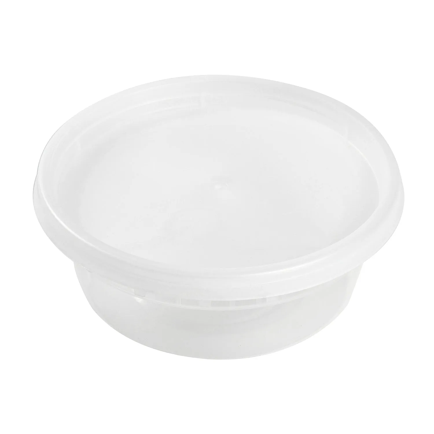 8 oz. Clear Deli Containers and Lids, Case of 240