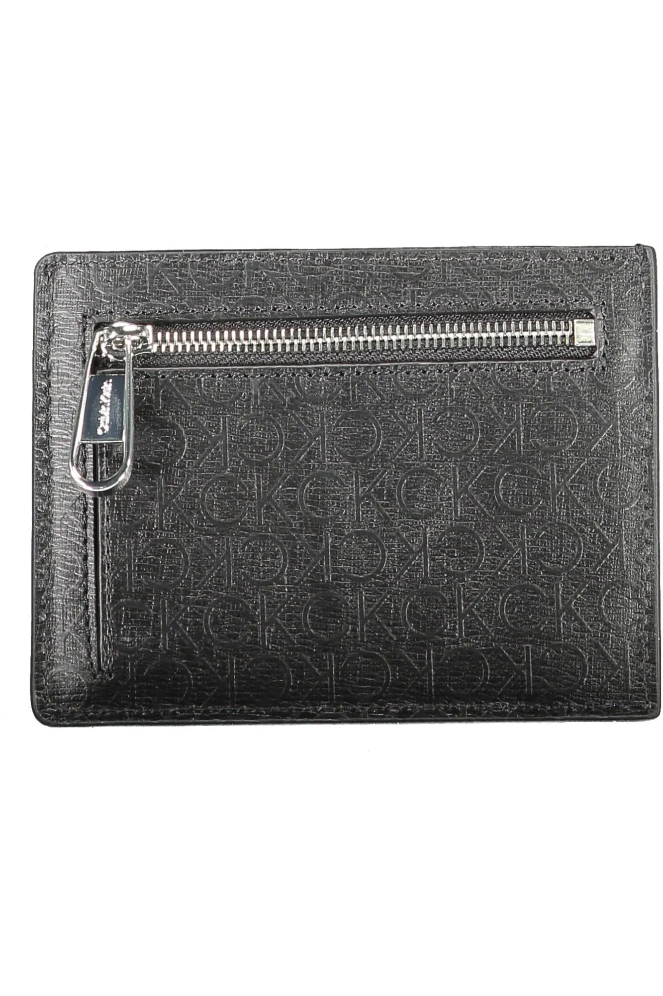 Black Polyester Men Wallet