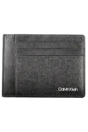 Black Polyester Men Wallet