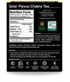 Buddha Teas Solar Plexus Chakra Tea 18 Bags Box