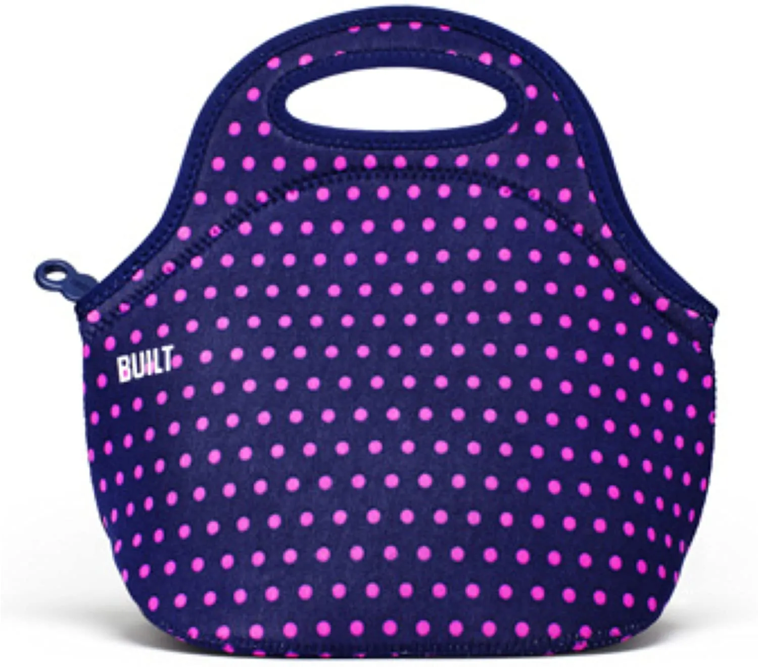 BUILT Gourmet Getaway Mini Soft Neoprene Lunch Tote Bag-Lightweight, Insulated and Reusable Purple LB31-MNV