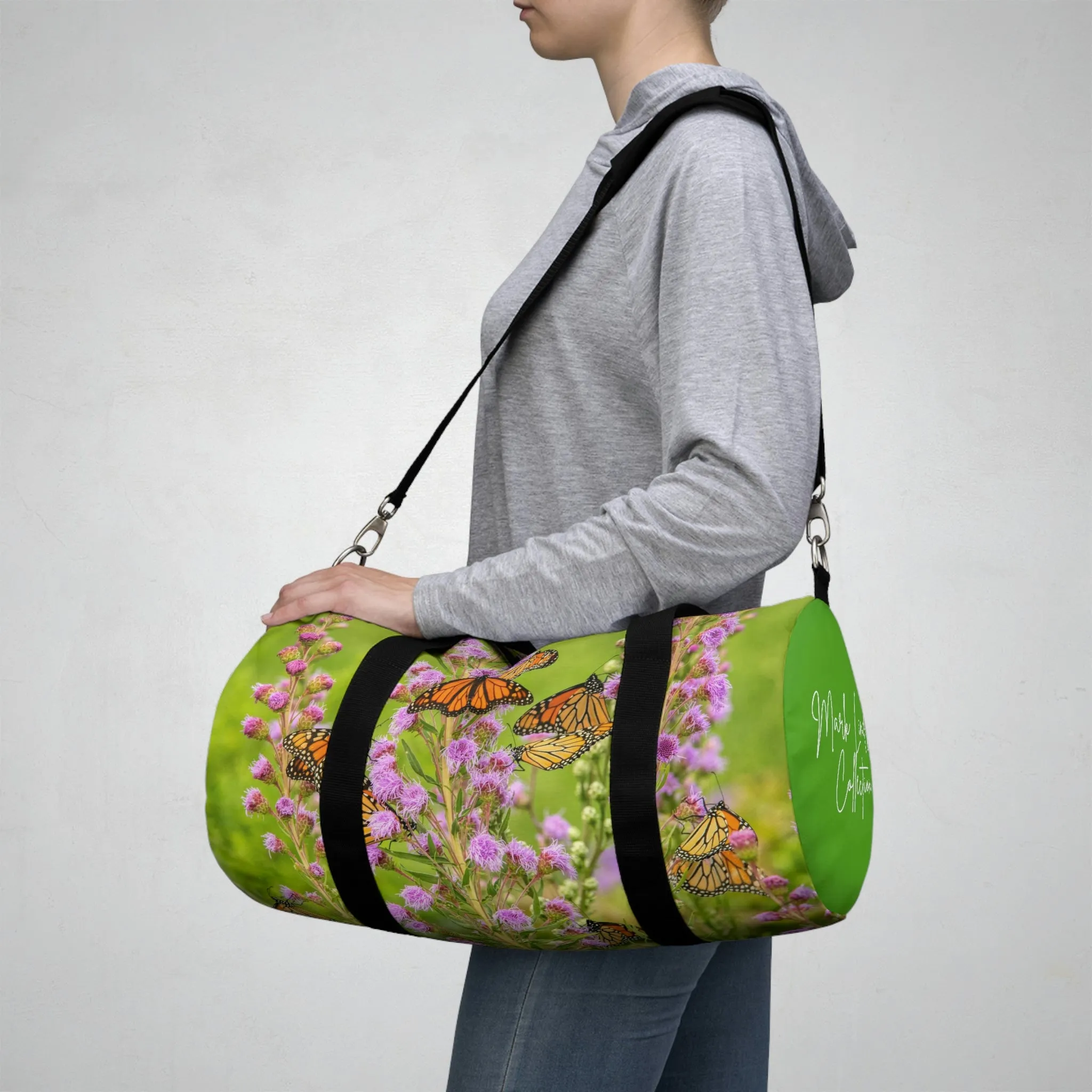 Butterfly Paradise Designer Art Duffel