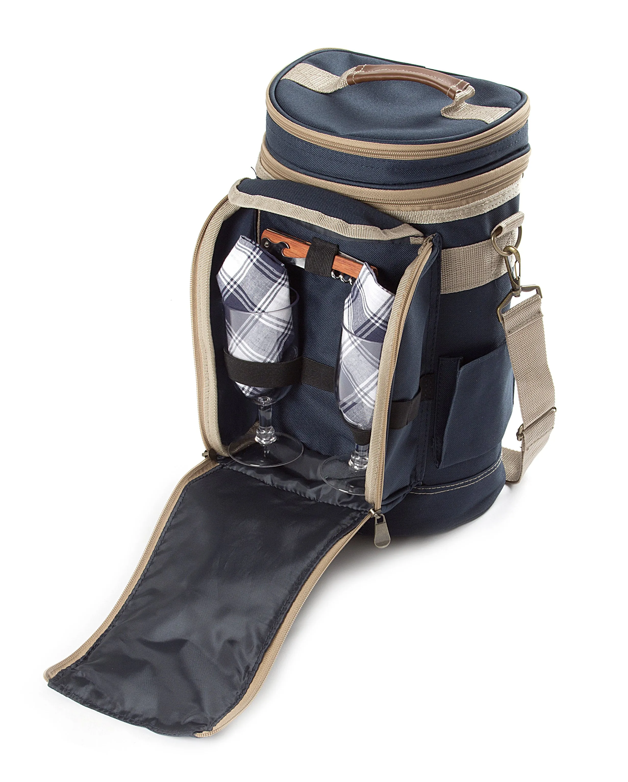 Contour Admiral Blue Wine Cooler Bag for Two People