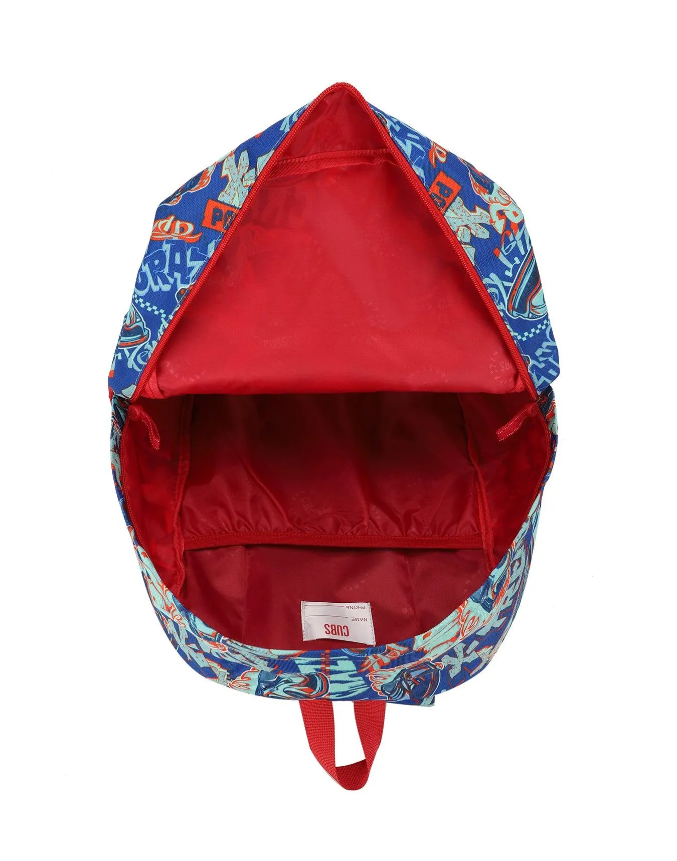 Cubs Car Flames Junior Student Backpack