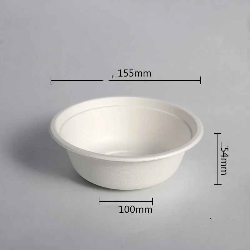 Disposable Bowl Paper Thickened And Environmentally Friendly