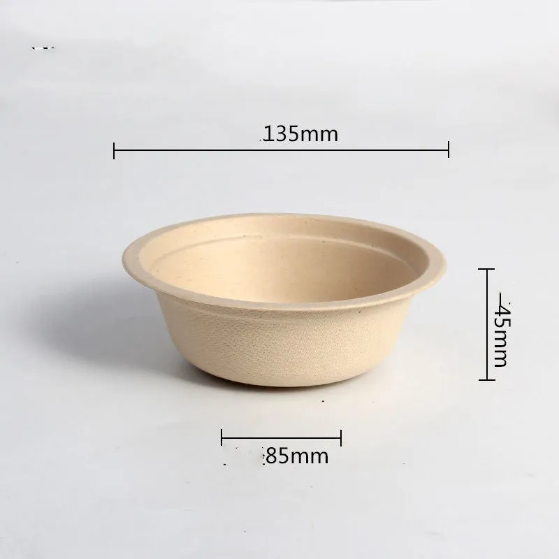 Disposable Bowl Paper Thickened And Environmentally Friendly