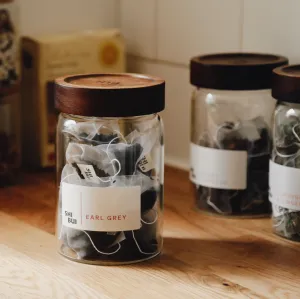 Empty Glass Storage Jar