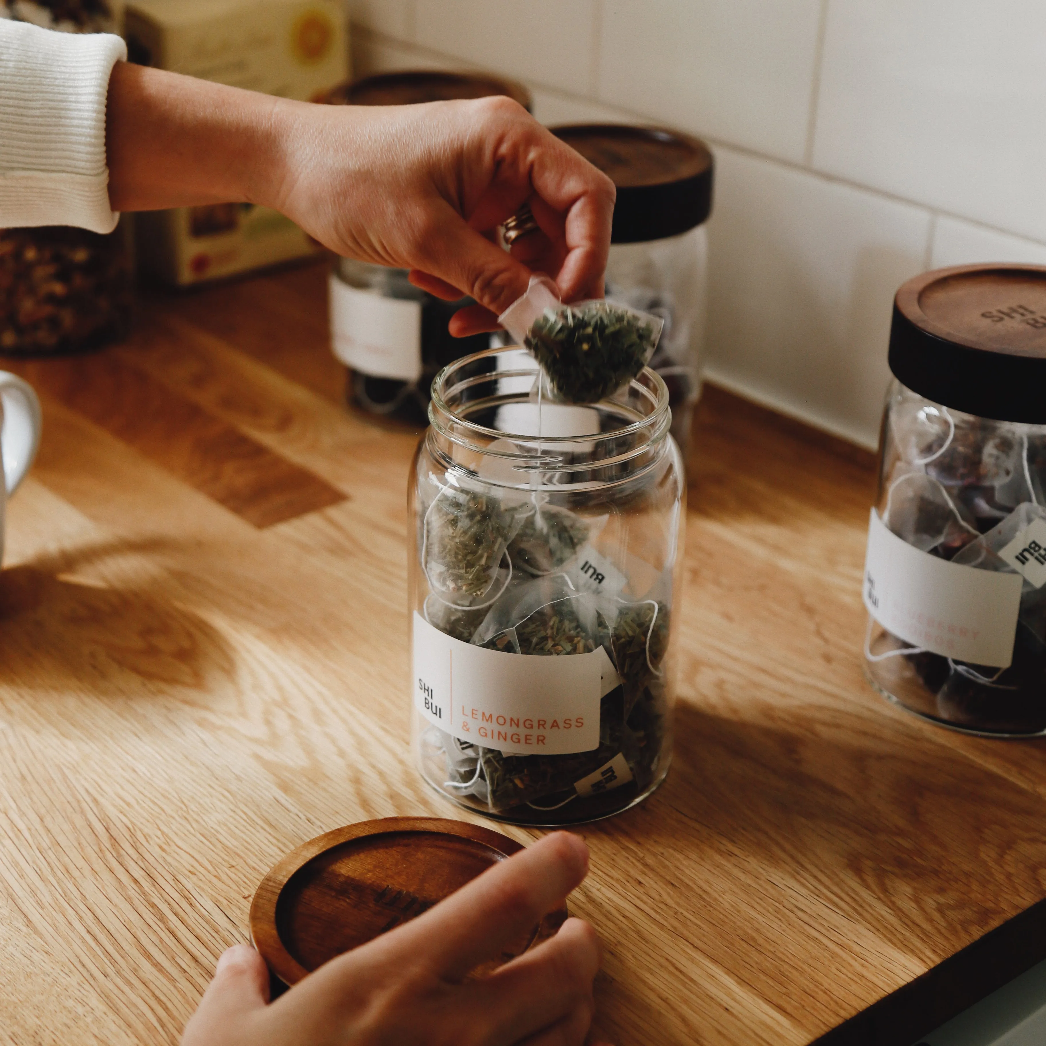 Empty Glass Storage Jar