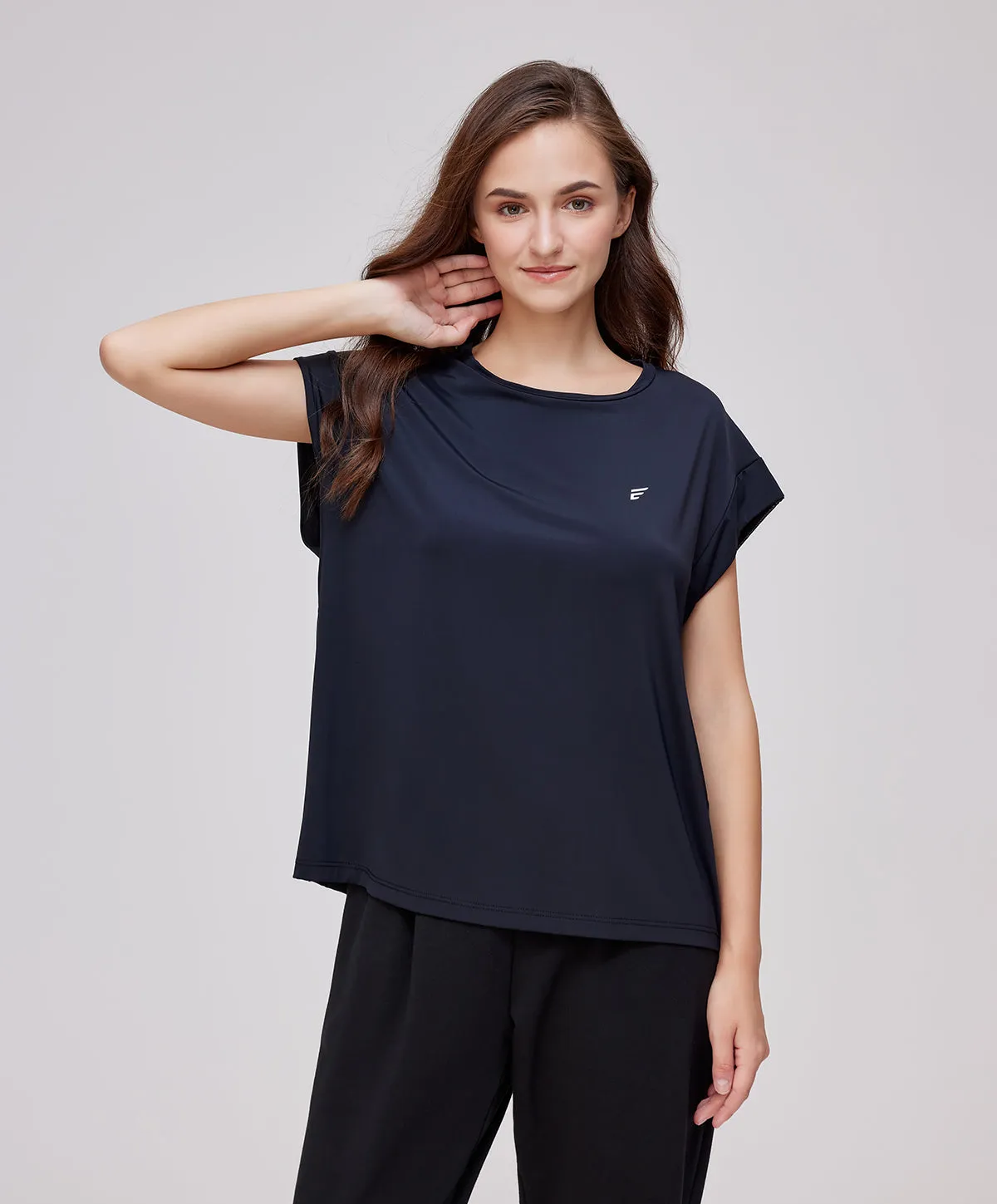 Energized Artletes Basic Cooltouch Dropped Shoulder Relaxed-Fit Tee