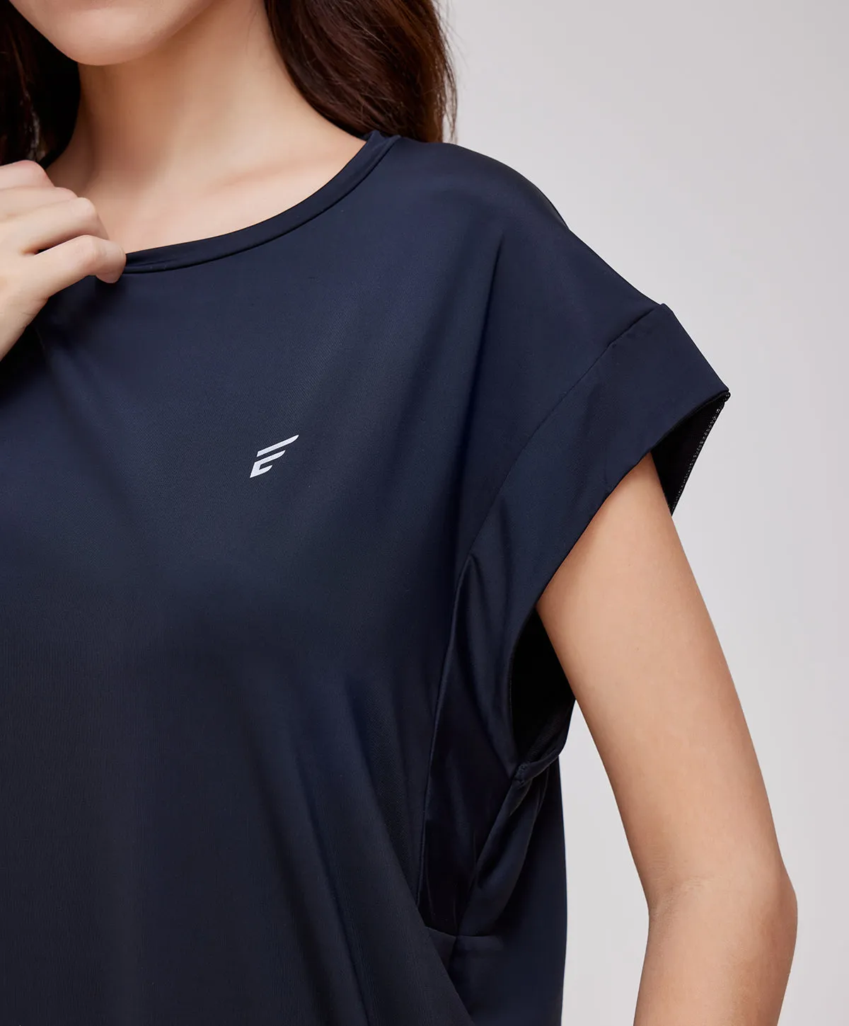 Energized Artletes Basic Cooltouch Dropped Shoulder Relaxed-Fit Tee