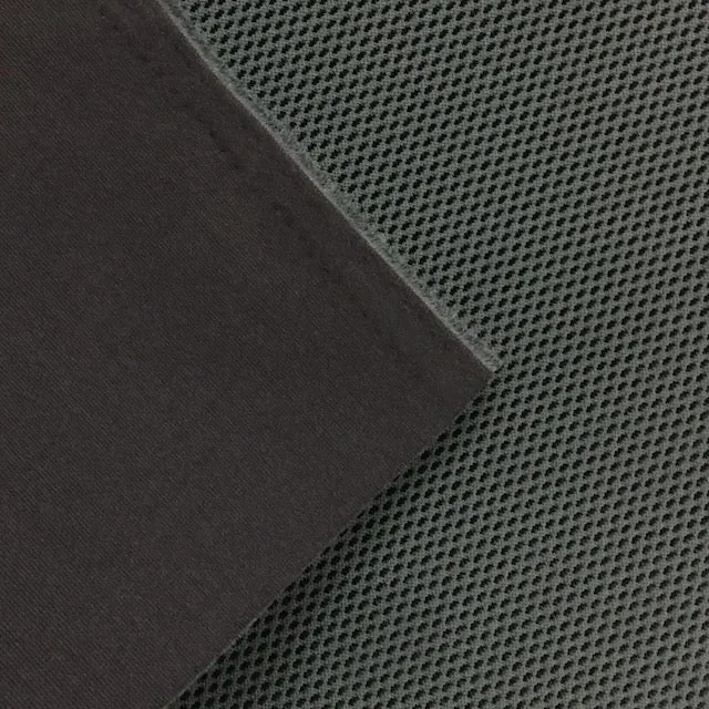 Foam Stretch Sandwich Mesh - Grey (Sold per Foot)