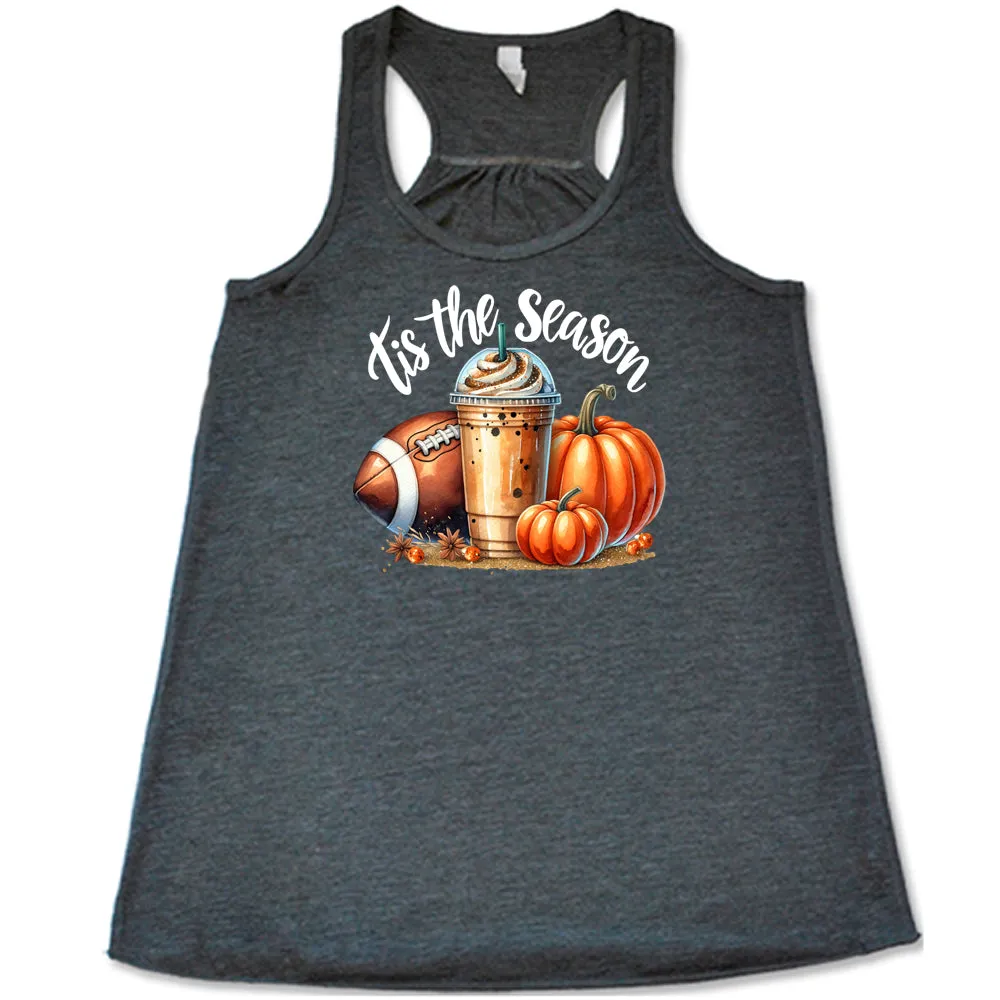 Football Coffee Tis The Season Shirt