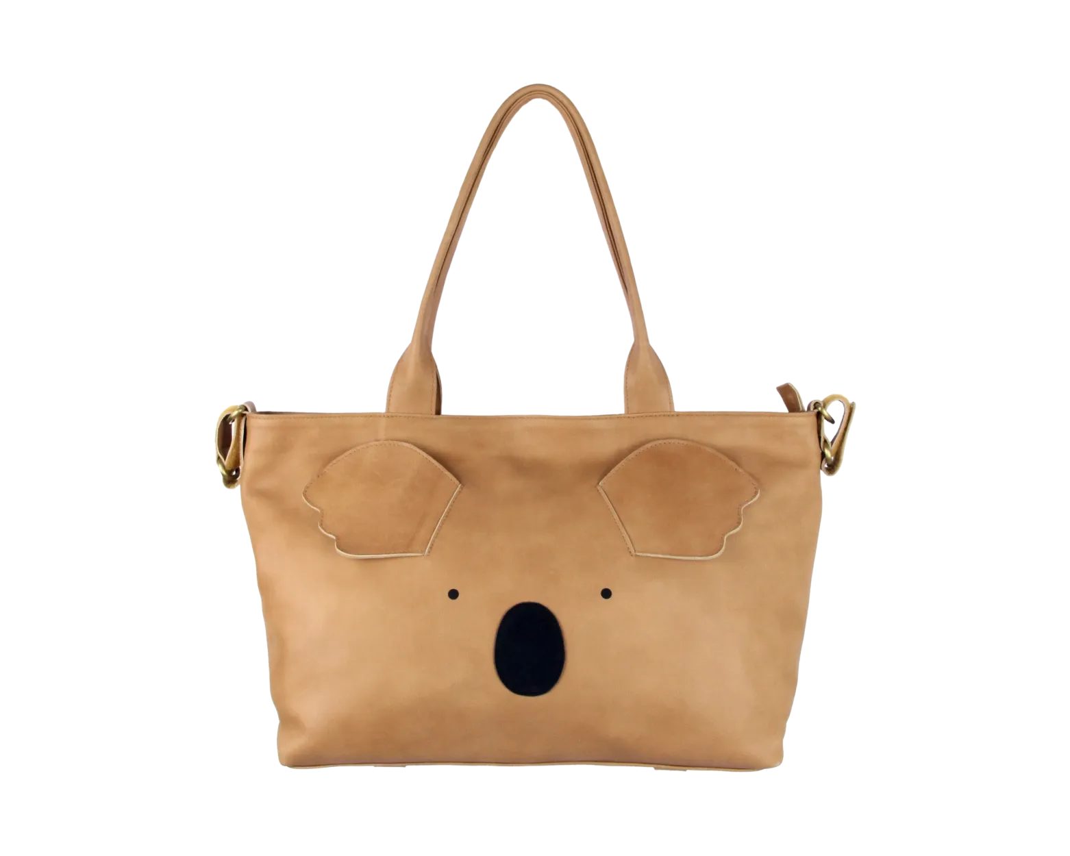 Fuji Diaper Bag | Koala | Nutmeg Leather