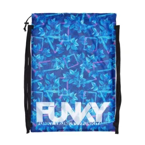 Funky Mesh Gear Bag-Leaf Laser