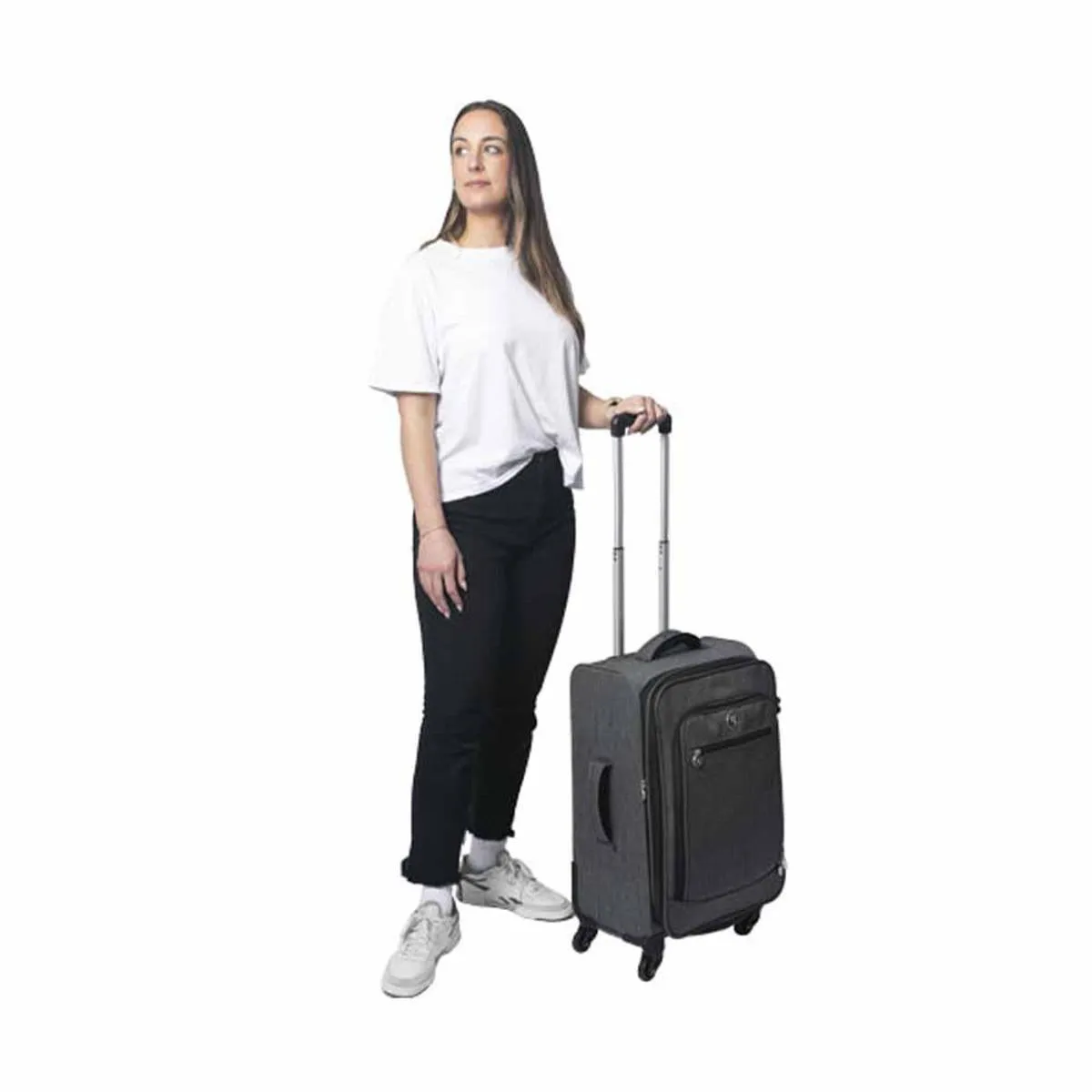 Geckobrands Optivate X17 21in Carry On Luggage - Everyday Grey