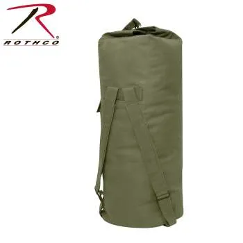 G.I. Style Canvas Double Strap Duffle Bag