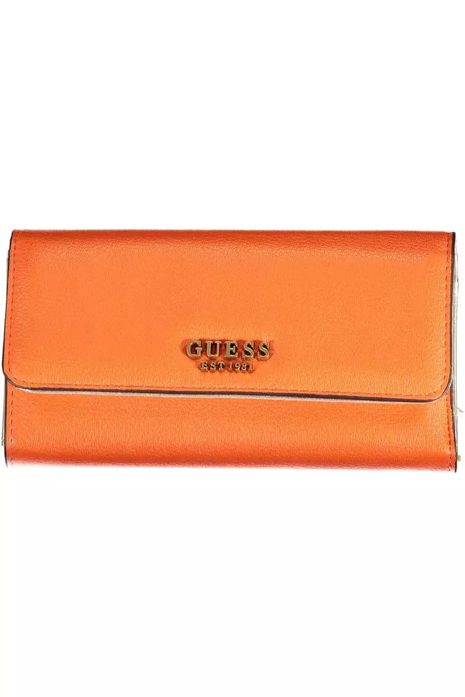 Guess Jeans Orange Polyethylene Women Wallet