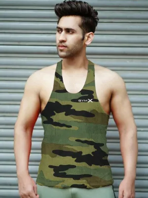 Gymx Military Green Stringer - Sale