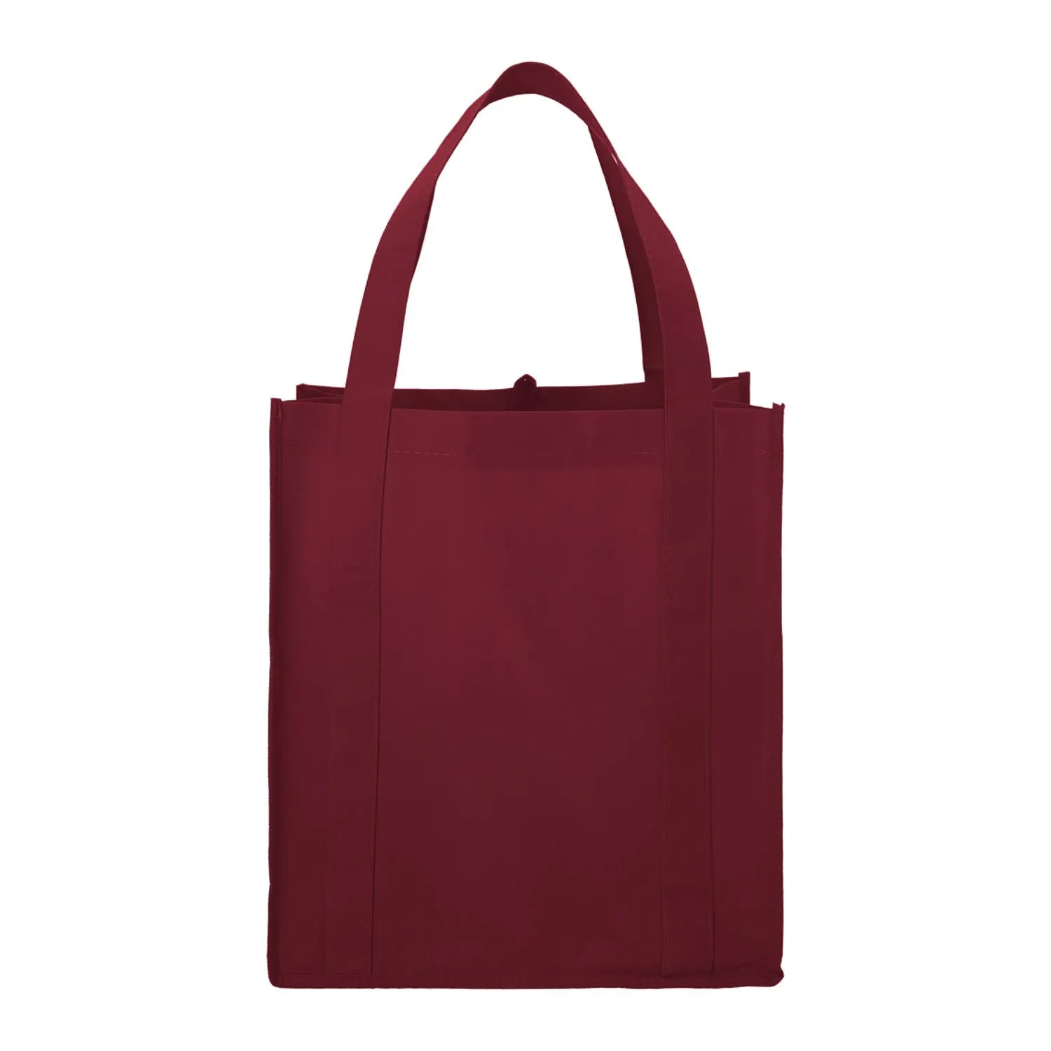 Hercules Non-Woven Grocery Tote -Burgundy