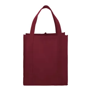 Hercules Non-Woven Grocery Tote -Burgundy