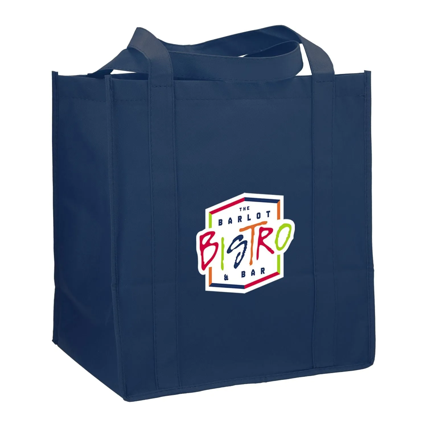 Hercules Non-Woven Grocery Tote - Navy Blue