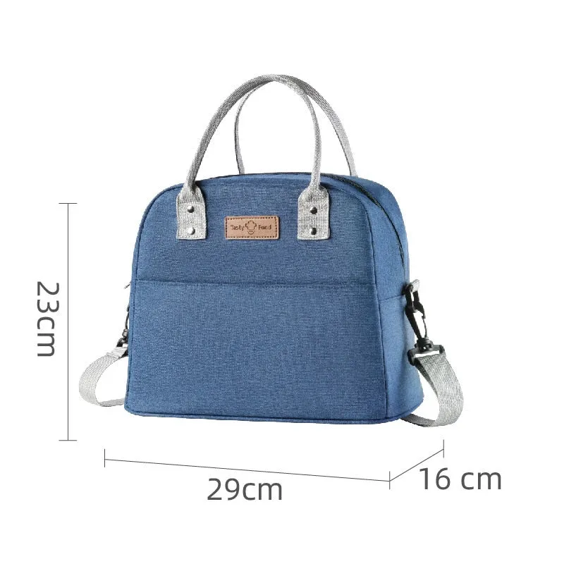 Insulated Lunch Bag High Quality Cooler Lunch Tote Portable Ice Pack Food Picnic Women Handbag Thermal Lunch Box Bag for Kids