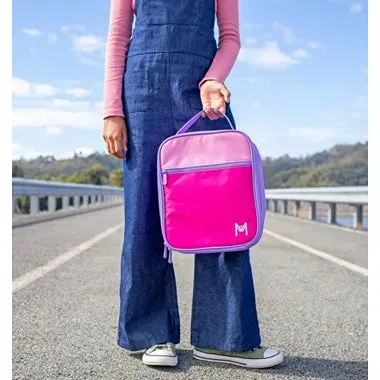 Insulated Lunch Bag - Pink Colour Block