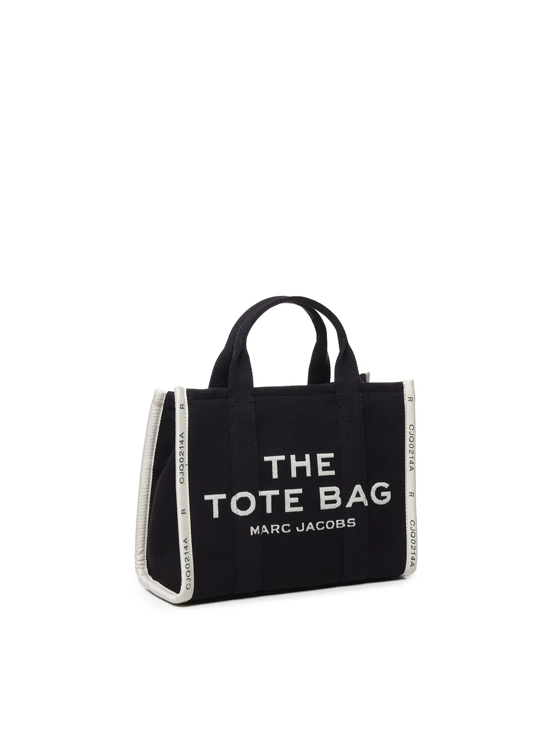 Jacquard Medium Tote Bag in Black