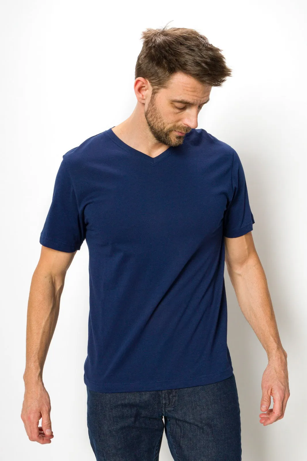 Jamison | Men's Anti-Stain V-neck Tee