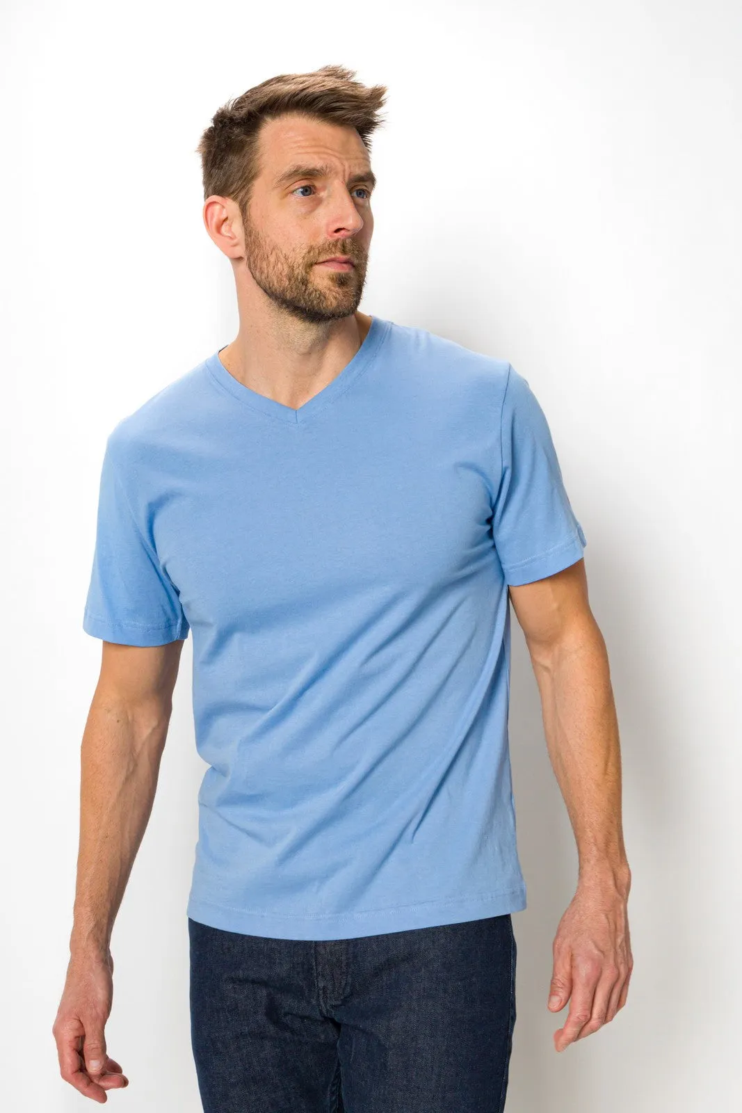 Jamison | Men's Anti-Stain V-neck Tee