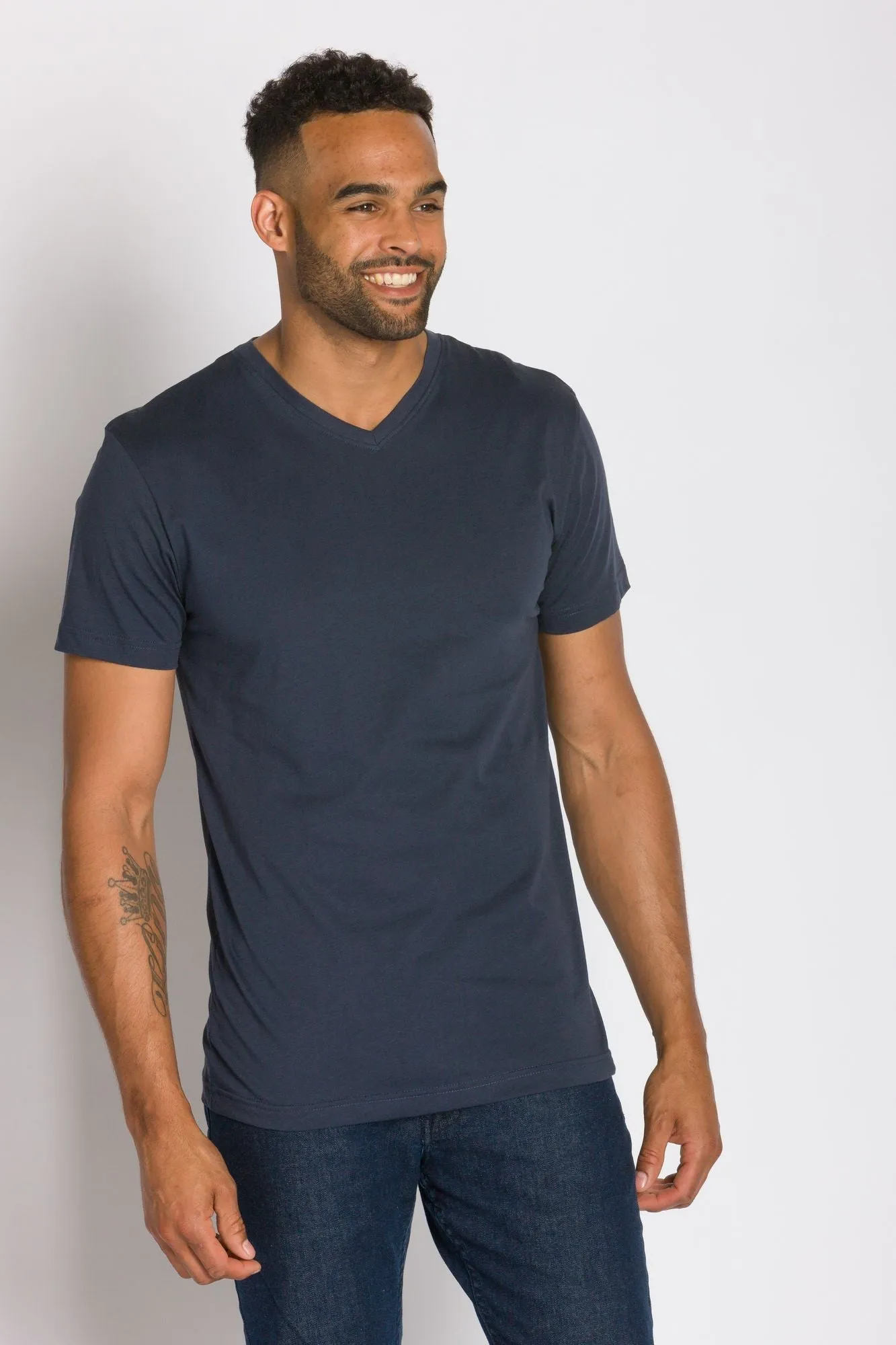 Jamison | Men's Anti-Stain V-neck Tee