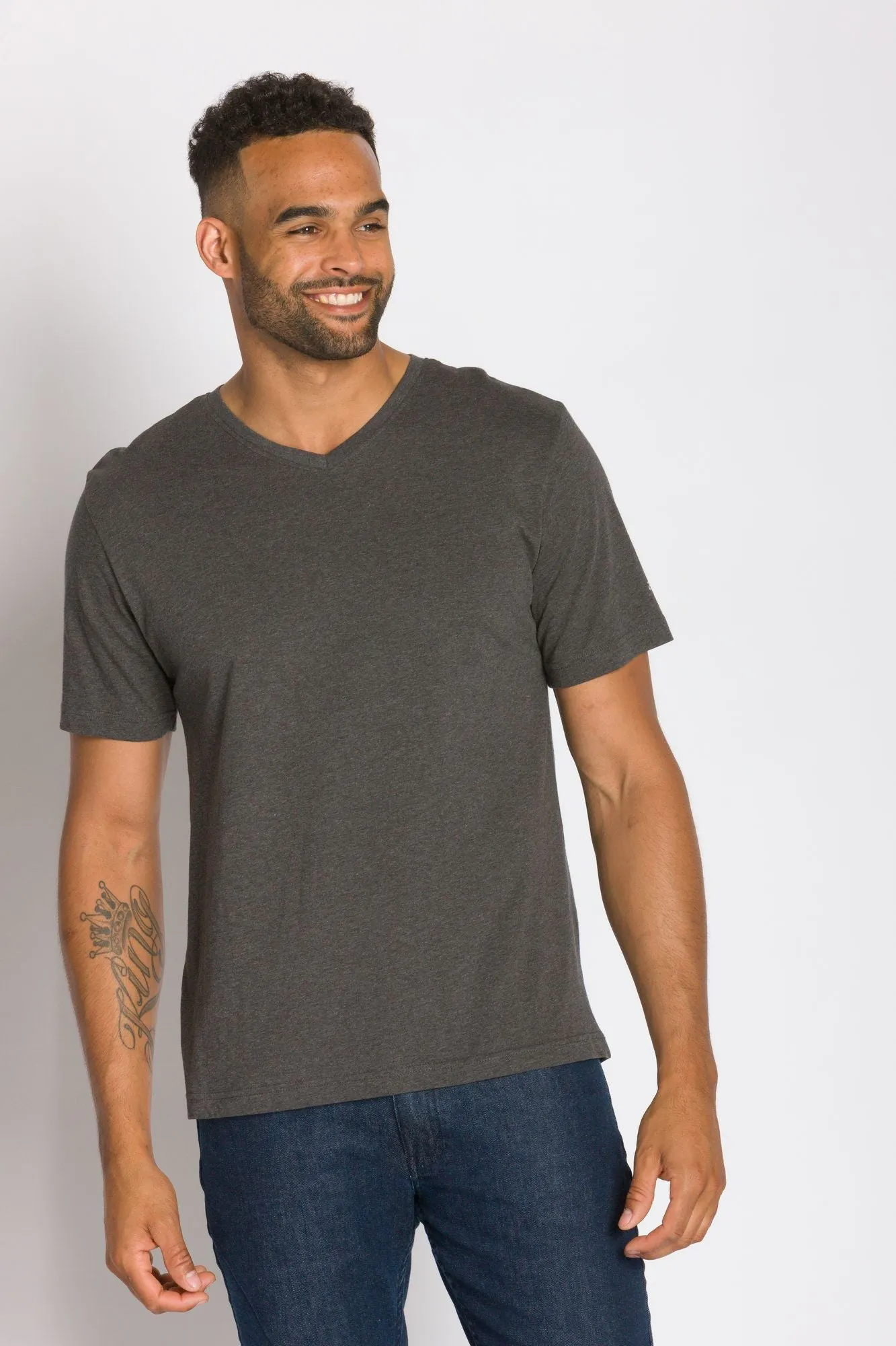 Jamison | Men's Anti-Stain V-neck Tee