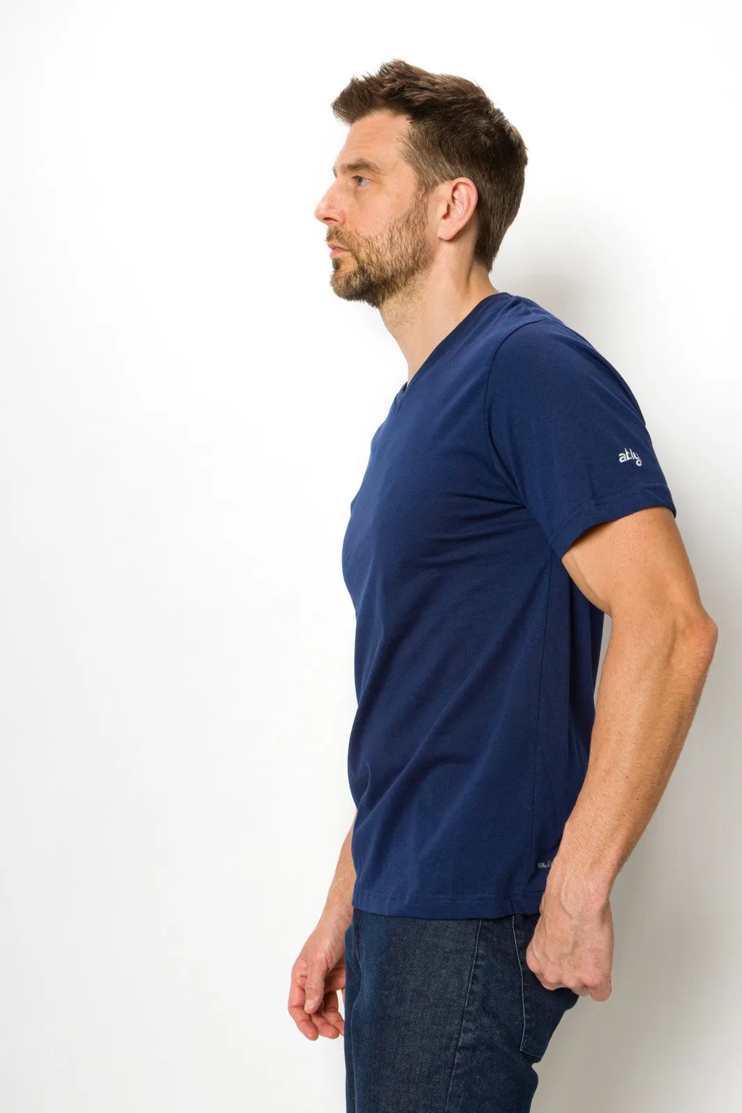 Jamison | Men's Anti-Stain V-neck Tee