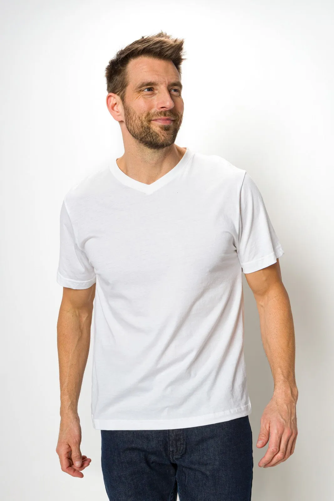 Jamison | Men's Anti-Stain V-neck Tee