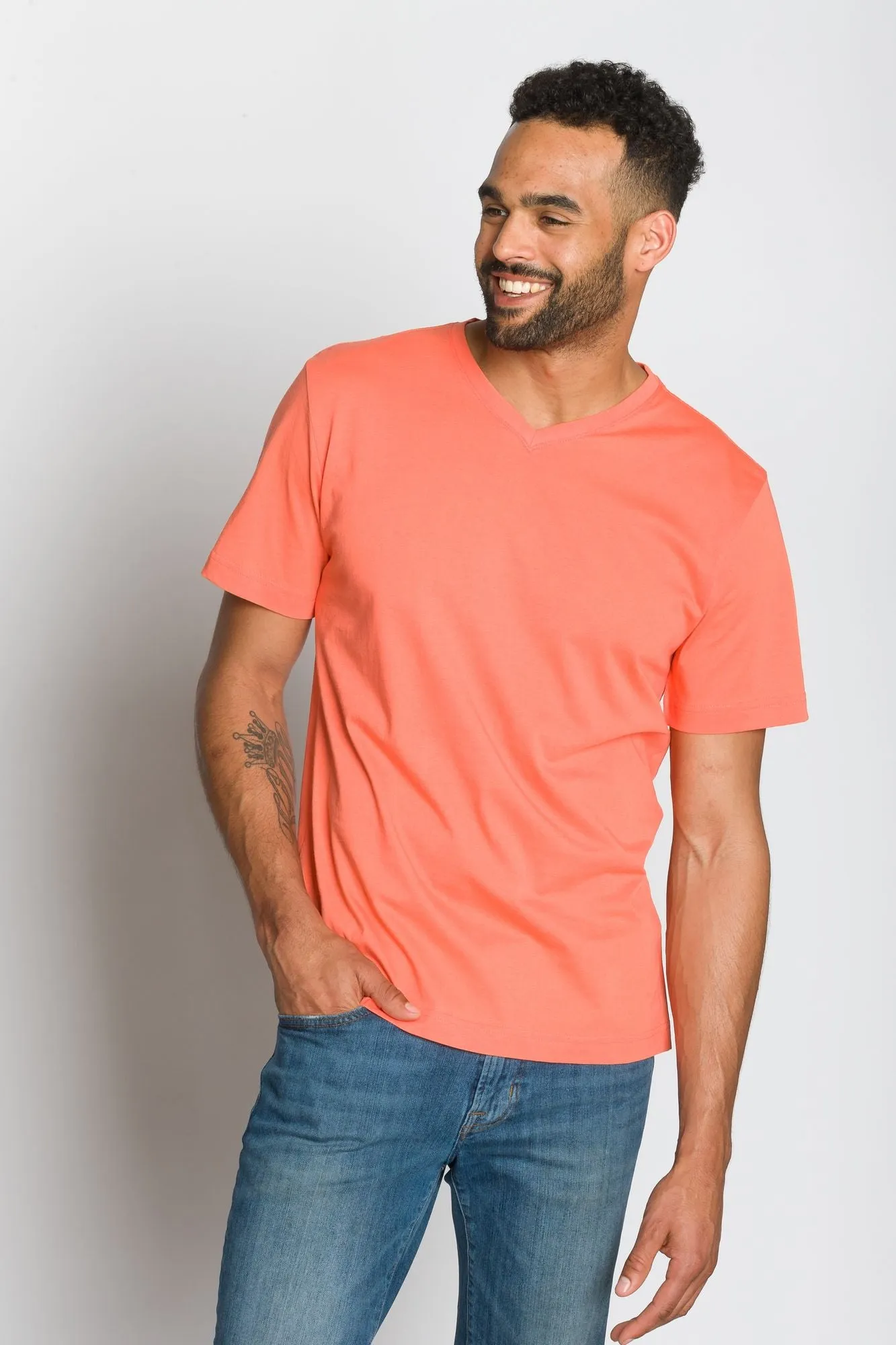 Jamison | Men's Anti-Stain V-neck Tee