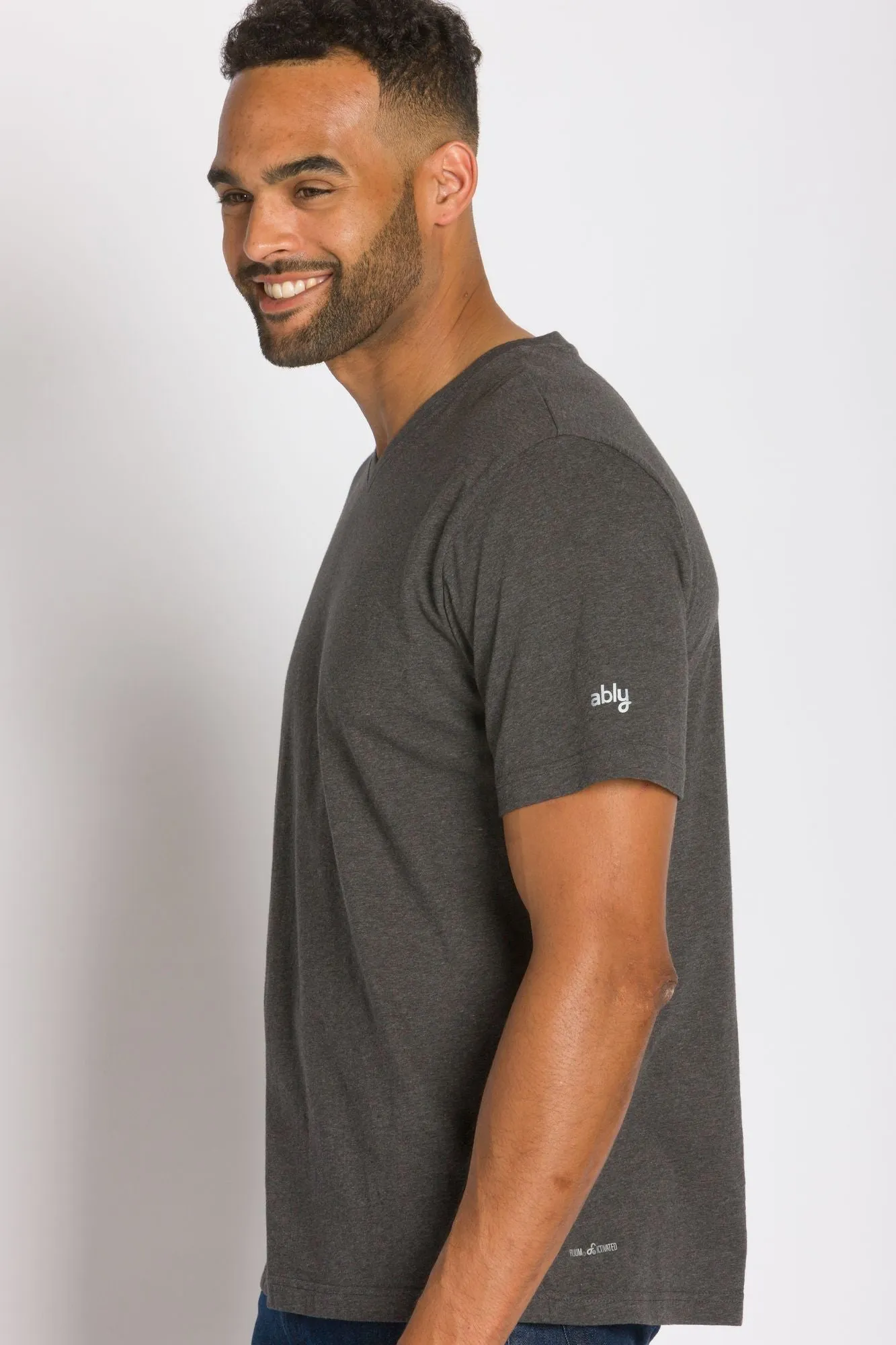 Jamison | Men's Anti-Stain V-neck Tee