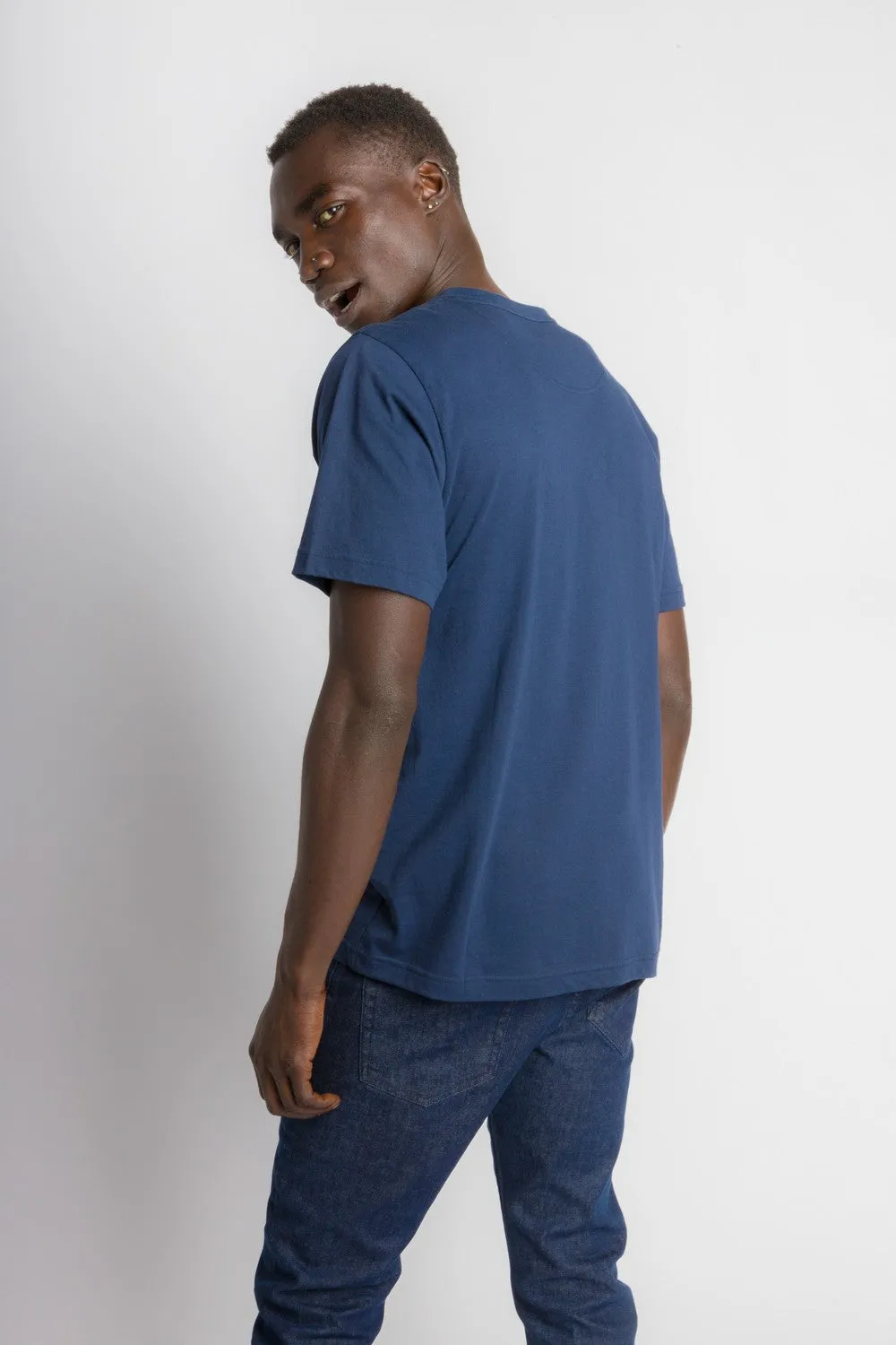 Jamison Unbranded | Men's Anti-Stain Logo-less V-neck Tee