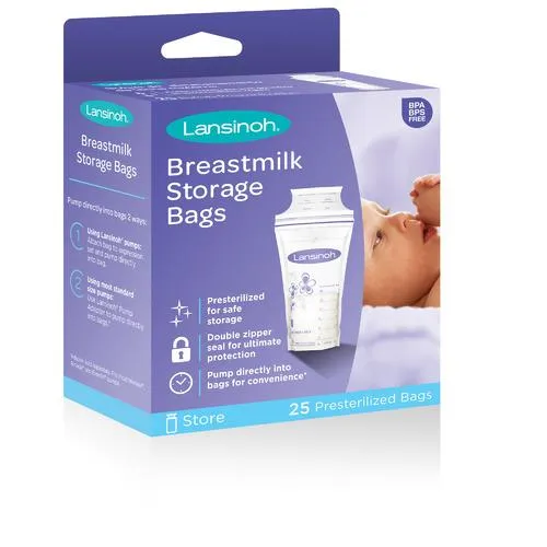 Lansinoh® Breastmilk Storage Bags (25 Count)