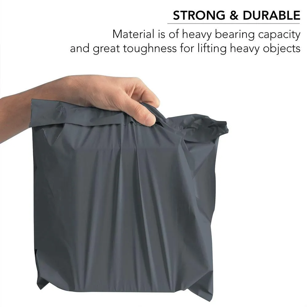 Mailing Bags, 17" x 24" (432mm to 610mm), Grey Plastic Poly Self Seal Bag