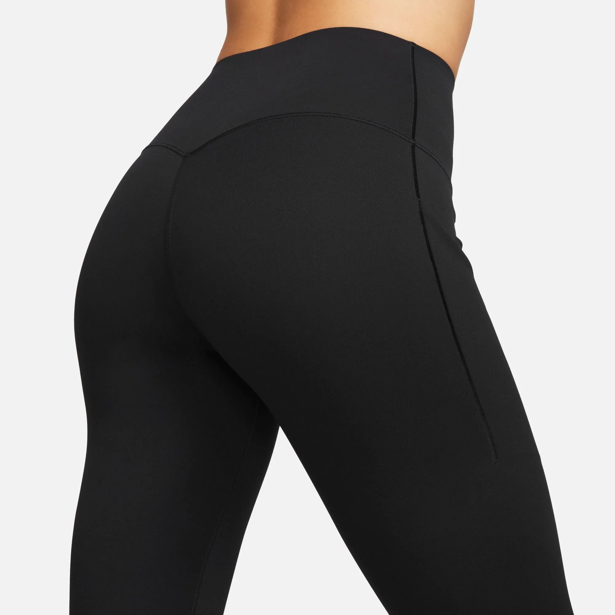 Nike Women's Universa Medium-Support High-Waisted Full Length Leggings Black