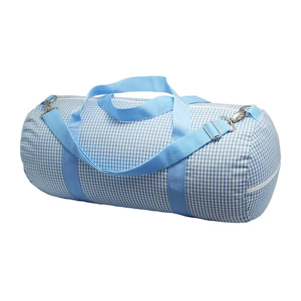 Oh Mint Weekend Duffel, Blue Gingham