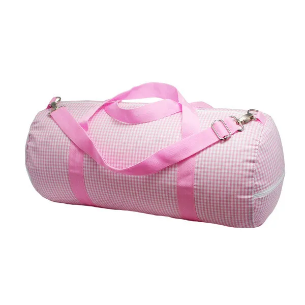 Oh Mint Weekend Duffel, Pink Gingham