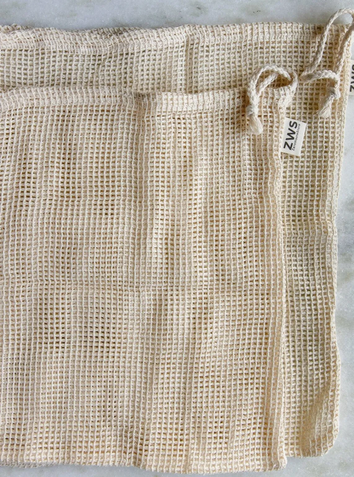 Organic Cotton Mesh Produce Bag - Natural