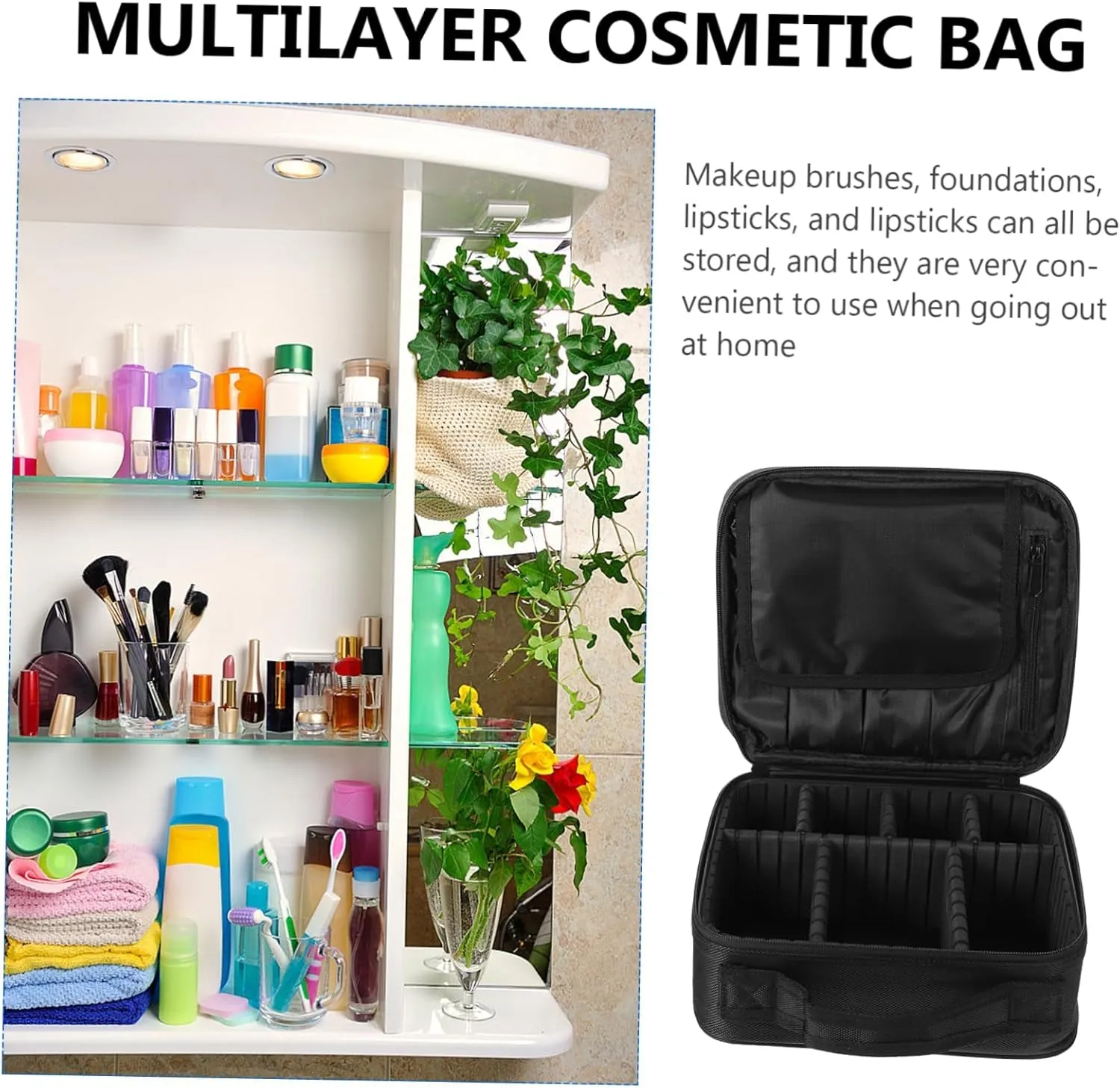 Portable Makeup Bag Storage Travel Storage Bag Travel Make up Bag Travel Toiletry Bags Nail Stuff Wash Bag Cosmetic Bag Women Cosmetic Bag Cosmetics Storage Pouch Sundries Travel