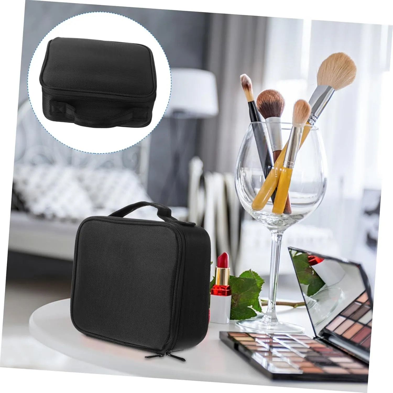 Portable Makeup Bag Storage Travel Storage Bag Travel Make up Bag Travel Toiletry Bags Nail Stuff Wash Bag Cosmetic Bag Women Cosmetic Bag Cosmetics Storage Pouch Sundries Travel