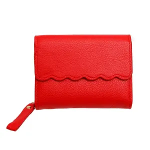 Red Faux Leather Wallet for Women: Perfect Everyday Essential