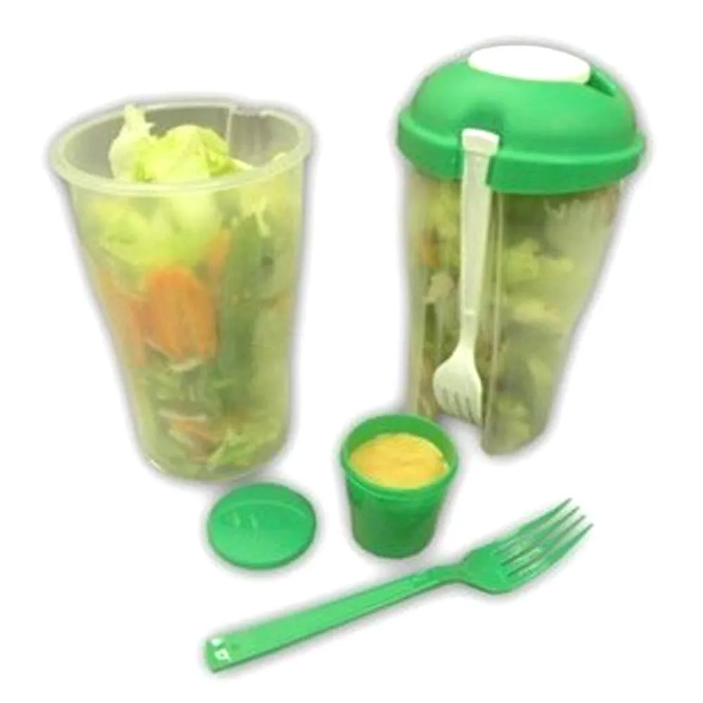 Salad Fresh To Go: Salad Container with Dressing and Fork