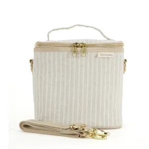 Sand & Stone Beach Stripe Petite Lunch Poche