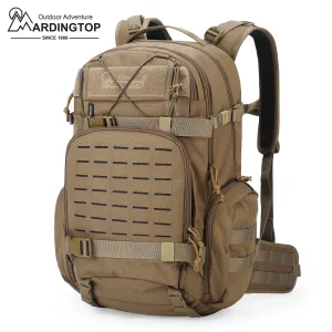 [TM6618] Mardingtop 35L Molle Tactical Military Backpack for Men，Cordura Backpack for Hiking,Camping,Survival