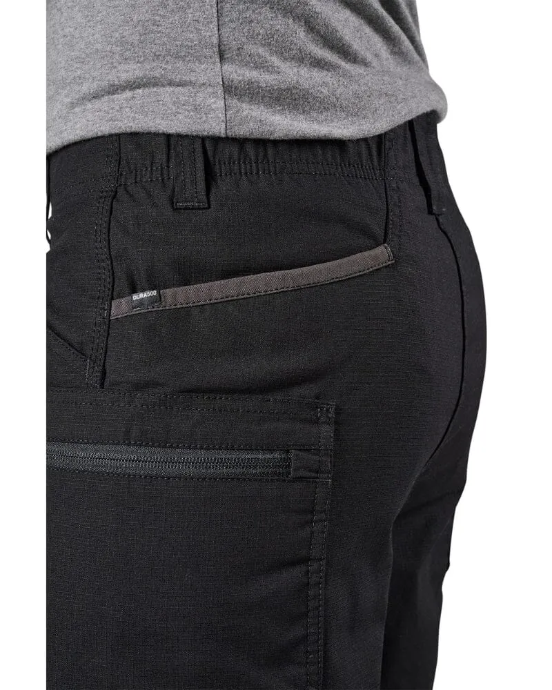 Tradies WS-6 Comfort Waist Stretch Cargo Short 2 Value Pack - Black/Black